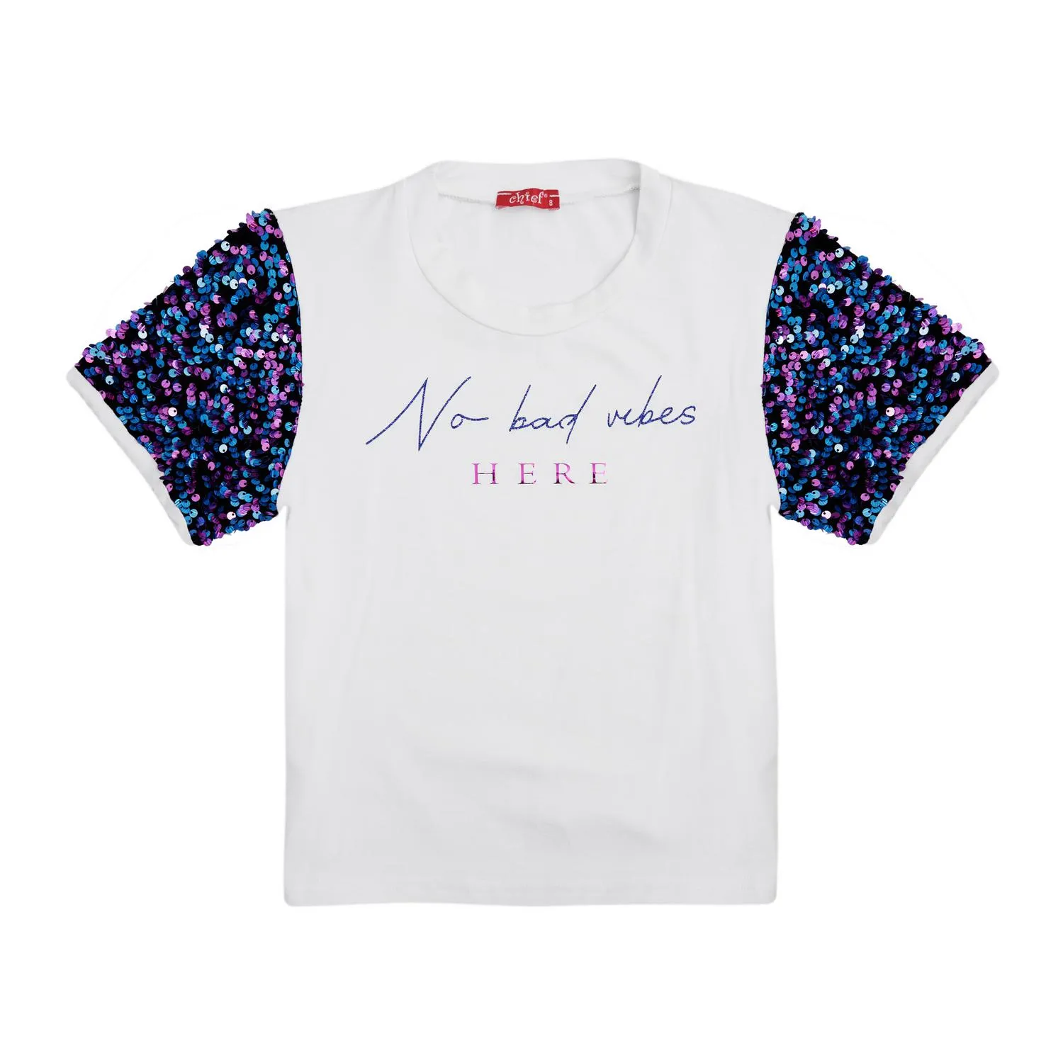 T-shirt φθινοπωρινό για κορίτσι σε εκρού χρώμα με τύπωμα -32.2004E