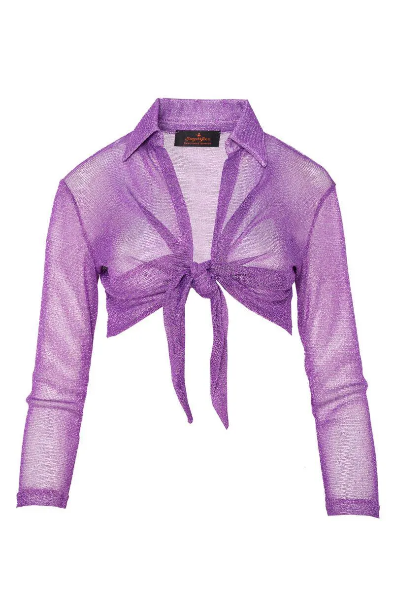 EXCLUSIVE KONTH ΔΙΑΦΑΝH ΜΠΛΟΥΖΑ ΜΕ GLITTER