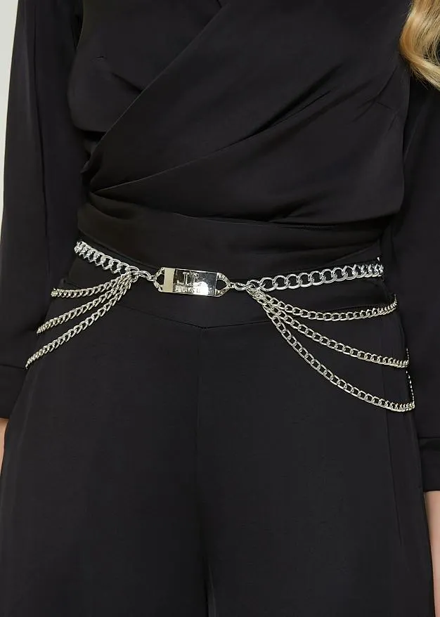 Ζώνη αλυσίδα σε μεταλλική όψη