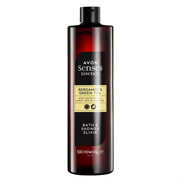 Ελιξήριο για Μπάνιο & Ντους Senses Essense με Περγαμόντο & Πράσινο Τσάι.