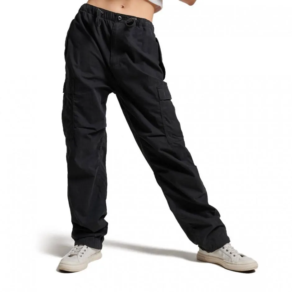 Superdry Parachute Grip Μαύρο - Γυναικείο Παντελόνι