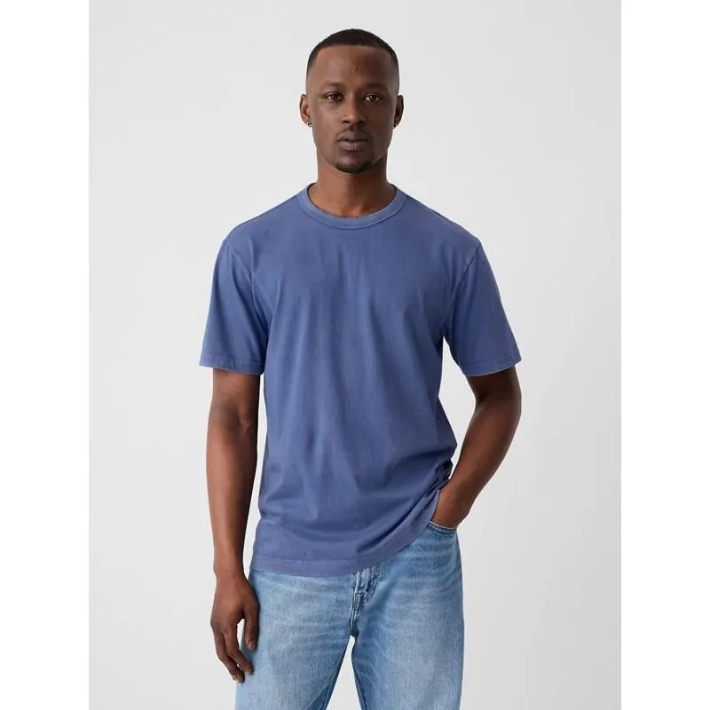 Ανδρικό T-shirt Vintage-Wash Crewneck