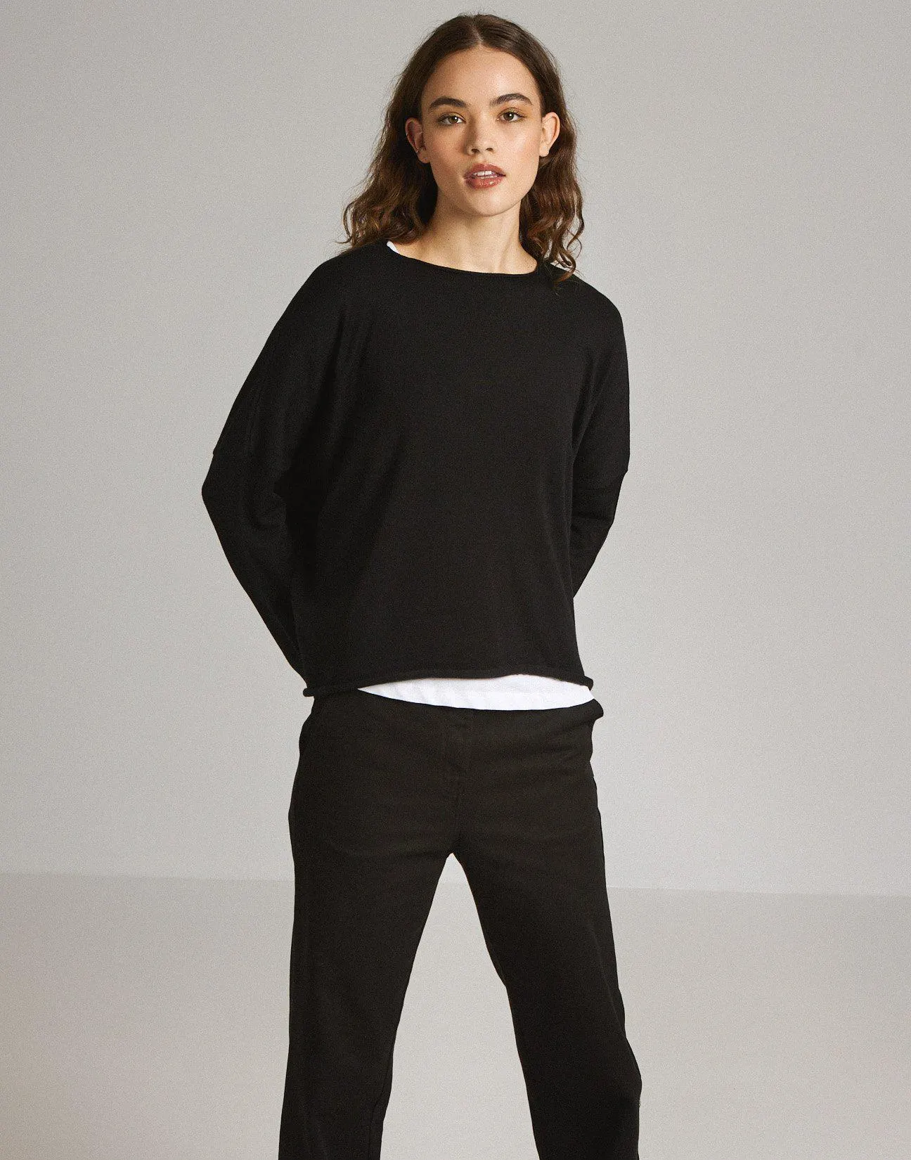 Oversized πλεκτό πουλόβερ