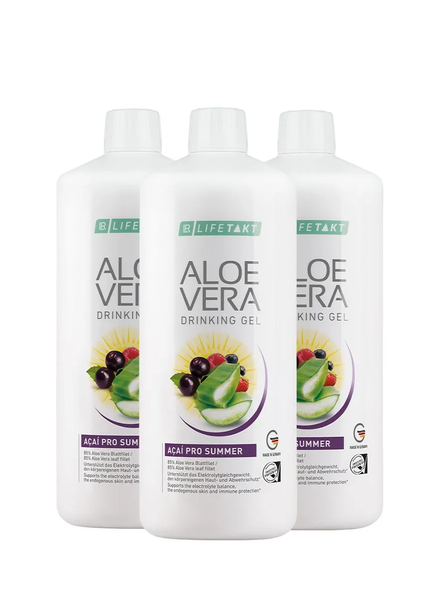 Aloe Vera Drinking Gel Immune Plus Aloe Vera Drinking Gel Açai Σετ 3 τεμ.