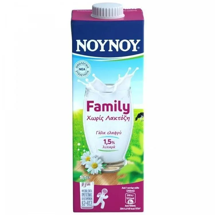 ΝΟΥΝΟΥ Family Χωρίς Λακτόζη 1lt