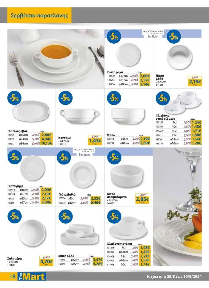 Φυλλάδιο προσφορών Φυλλάδιο - Για Επιχειρήσεις Εστίασης από 28 Αυγούστου έως 10 Σεπτεμβρίου 2024 - Σελίδα 18
