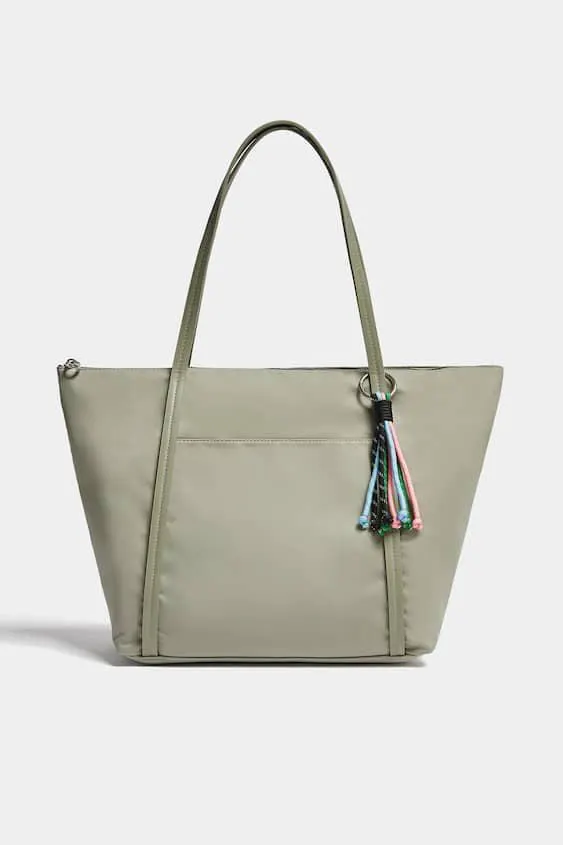 CUSTOMISABLE NYLON SHOPPER BAG