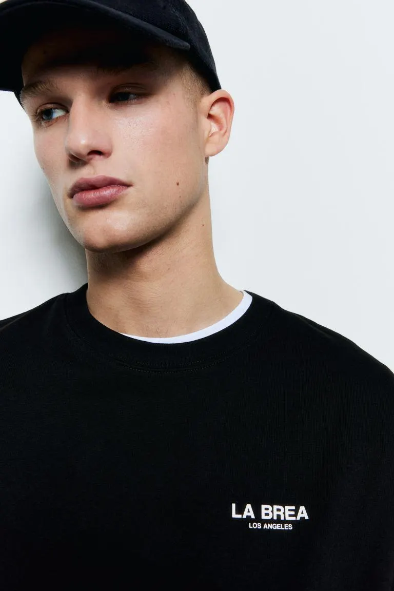 T-shirt Loose Fit με στάμπα