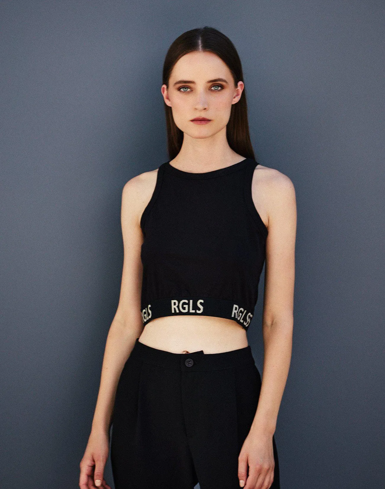 Crop τοπ με λάστιχο