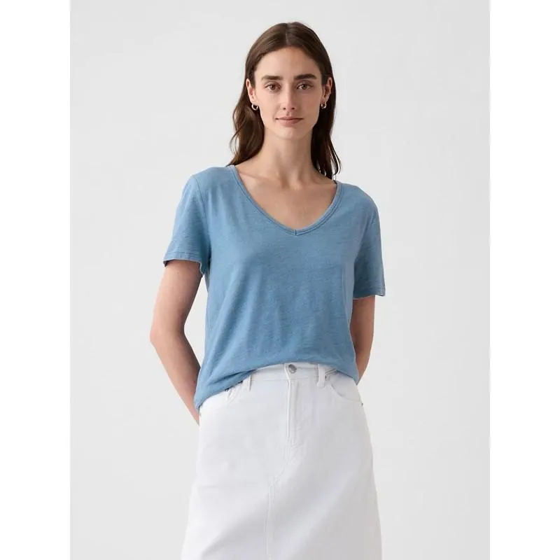 GAP Γυναικείο T-shirt V-Neck