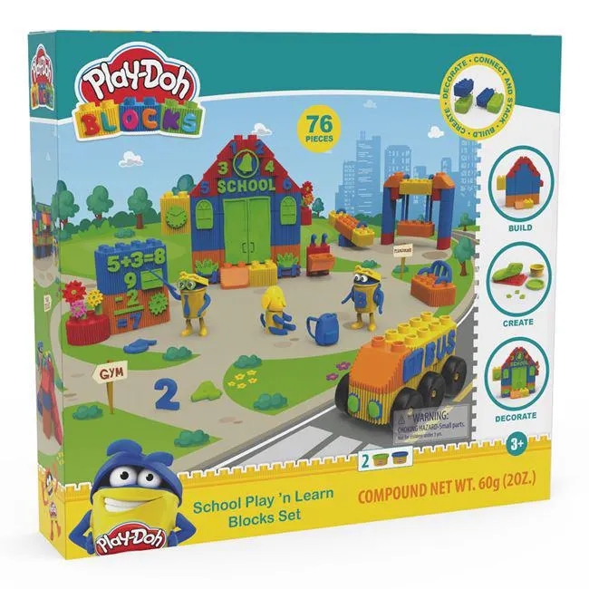 DOH Σετ Πλαστελίνη & Τουβλάκια Σχολείο