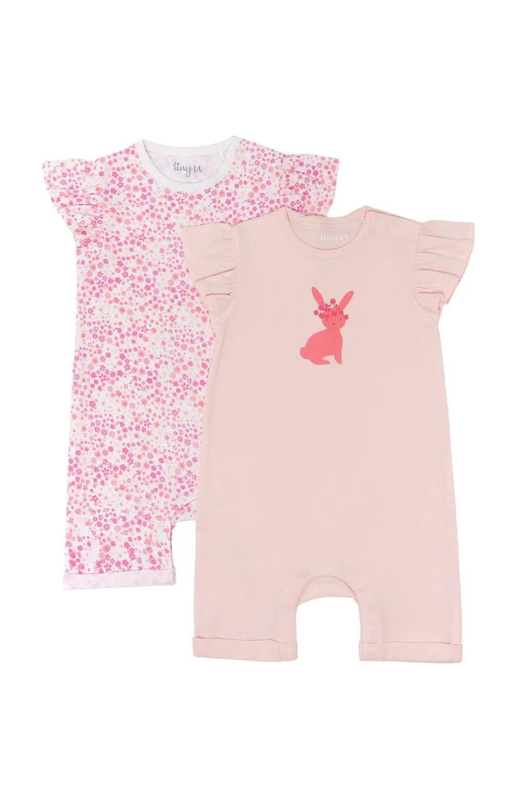 Tiny U Φορμάκια romper Daisy Lane - σετ των 2