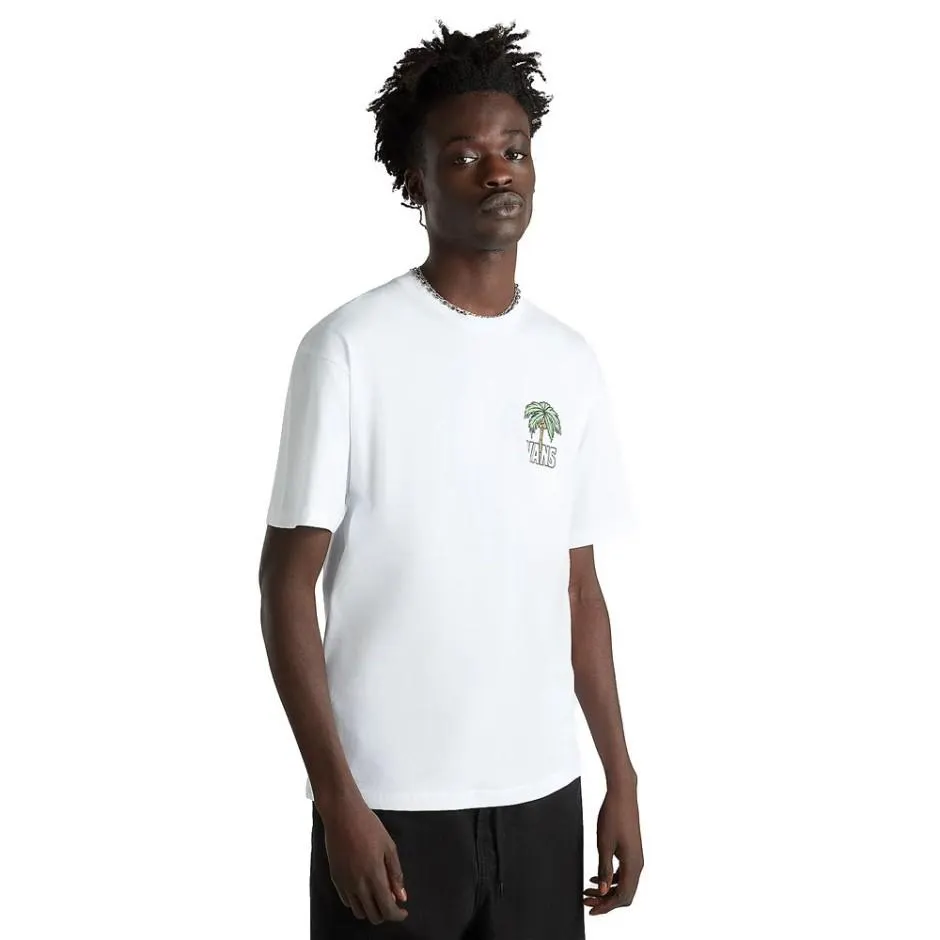 Ανδρική Κοντομάνικη Μπλούζα Λευκή - Vans Down Time