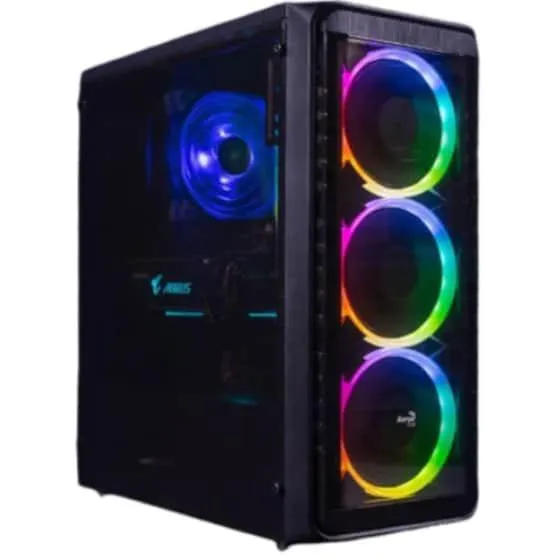 Desktop Aerocool Si (Core i3-10100F/8GB/240GB SSD + 500GB HDD/GeForce GTX 1650/FreeDOS)
