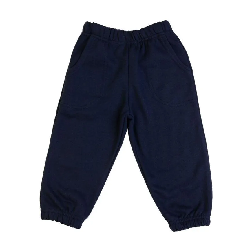 Παντελόνι μπεμπέ φόρμας για αγόρι χειμερινό σε μπλε χρώμα με τσέπες -02.1950ML