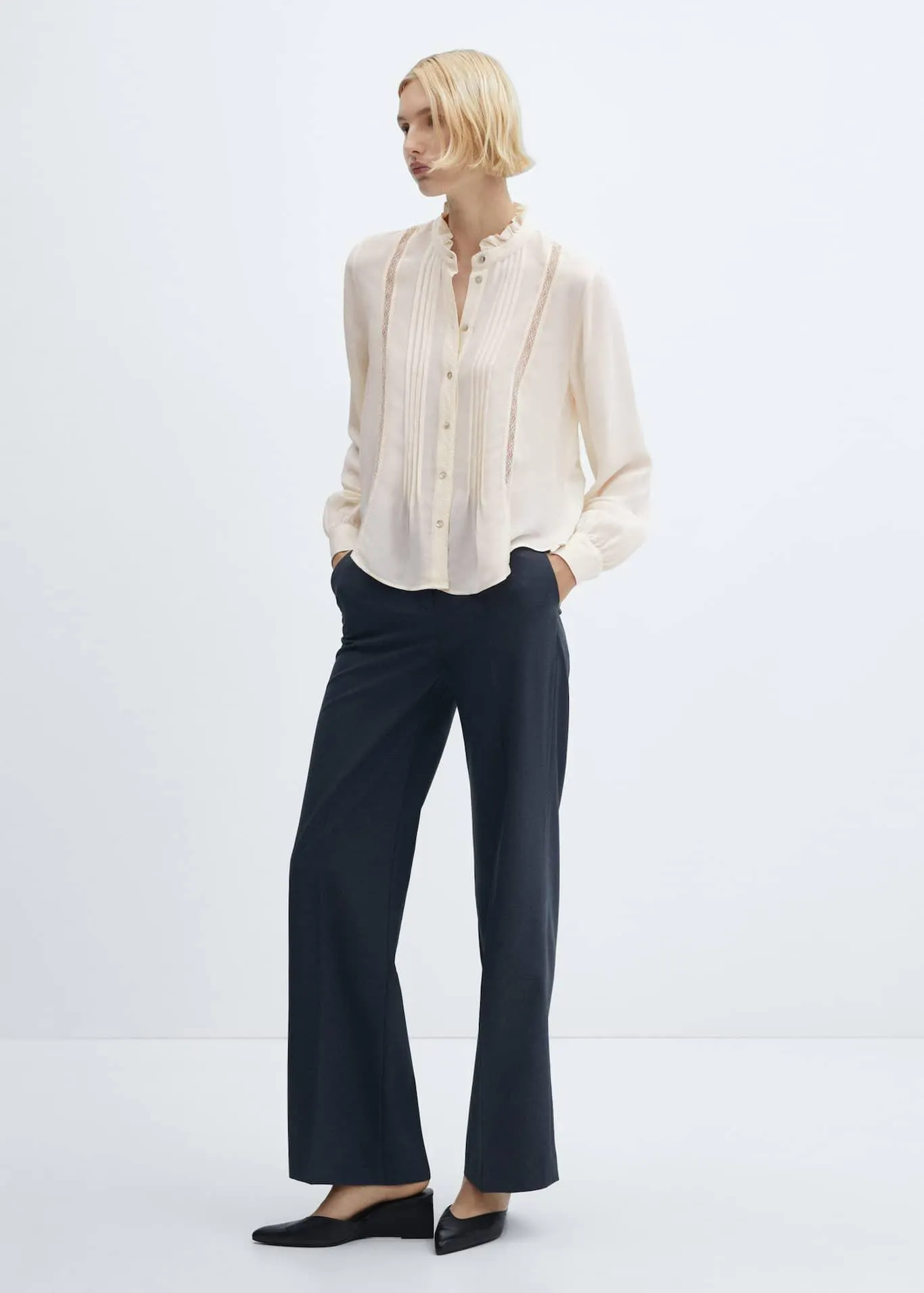 Πουκάμισο ρέλια δαντέλα