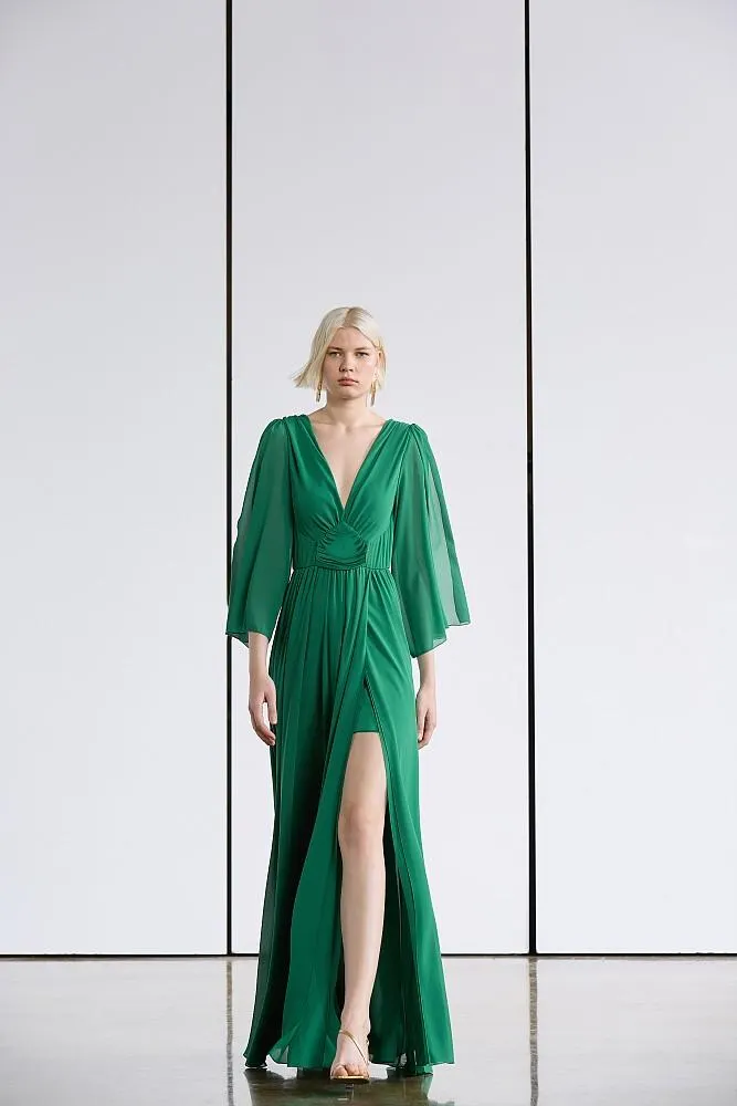 Maxi dress with flared sleeves - Gold Label