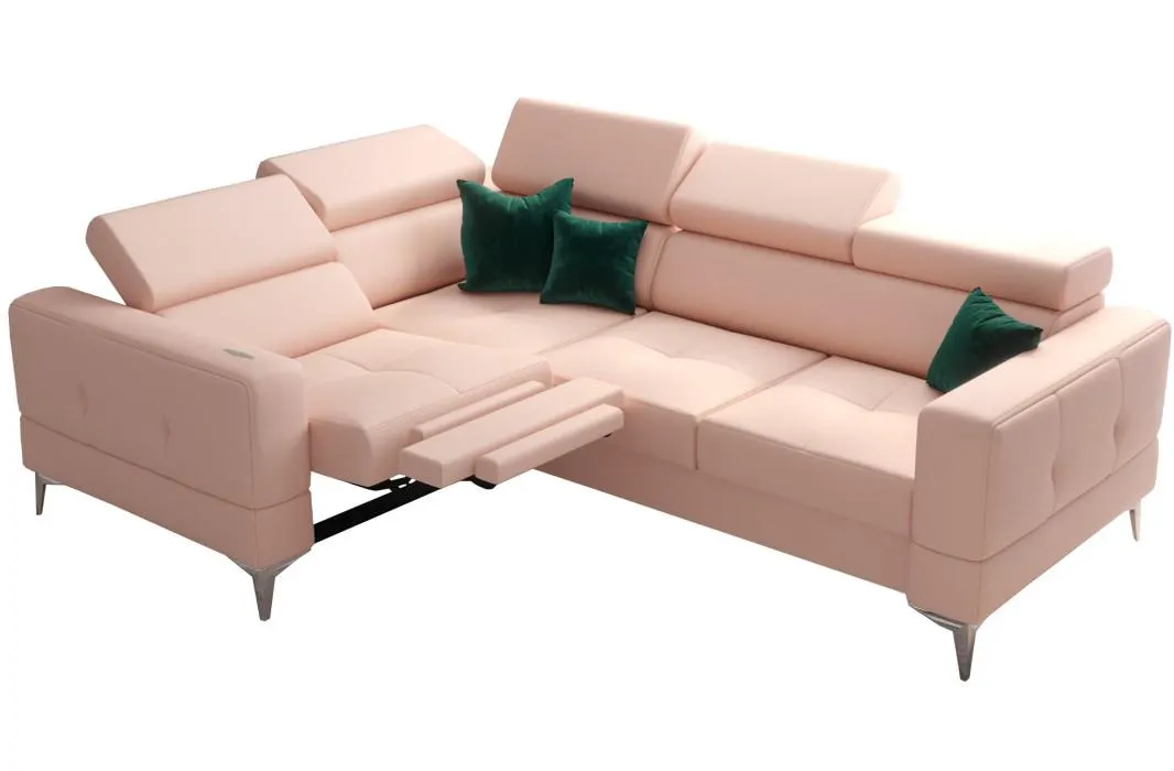 Γωνιακός καναπές Milo LTHR