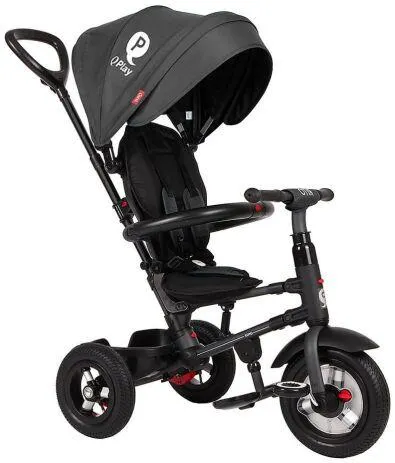Qplay Τρίκυκλο Rito Air Wheels Black (01-1212040-06)
