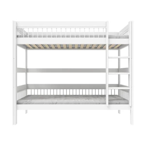 Bunk bed with straight ladder 90×200 cm, Breeze