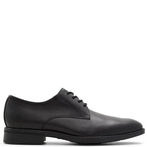 Ανδρικό μαύρο δερμάτινο παπούτσι KEAGAN 100001466-014