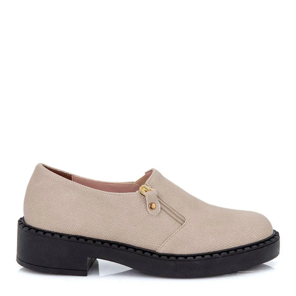 Loafers με φερμουάρ