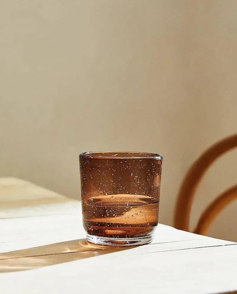 ΓΥΑΛΙΝΟ ΠΟΤΗΡΙ ΜΕ ΟΨΗ ΦΥΣΑΛΙΔΑΣ