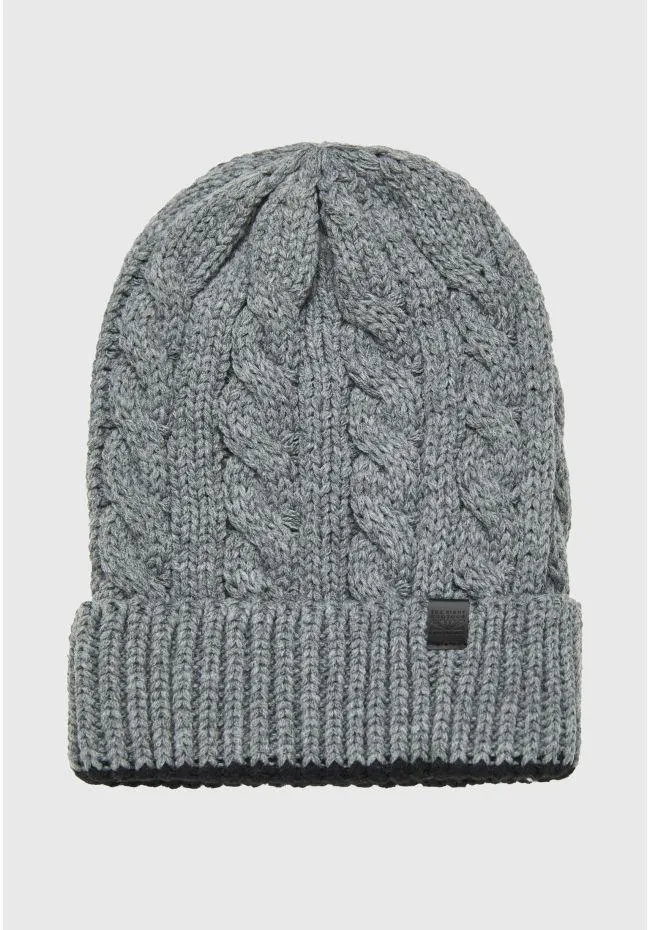 Ανδρικός σκούφος cable knit