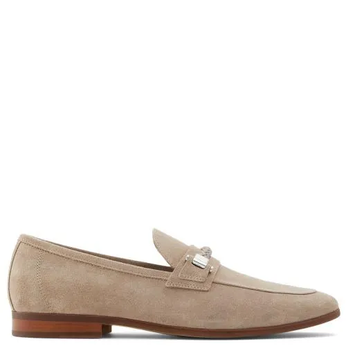 Ανδρικό μπεζ δερμάτινο σουέντ loafer HATTEMSEFLEX 0056442.-10