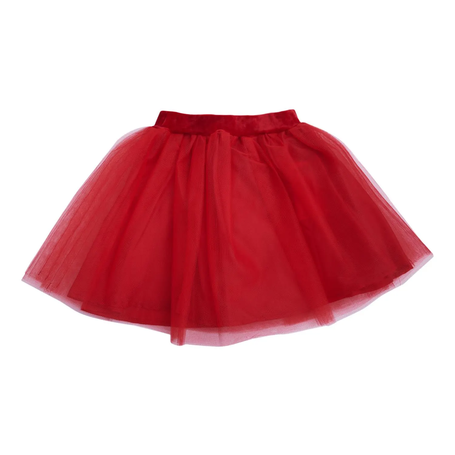 Χειμερινή φούστα για κορίτσι σε κόκκινο χρώμα με τούλι -32.4000K