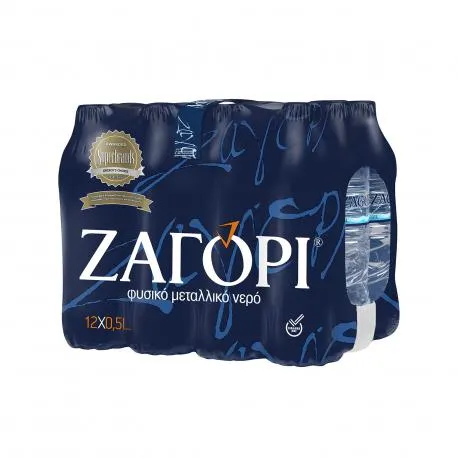 Ζαγόρι φυσικό μεταλλικό νερό (12x500ml)