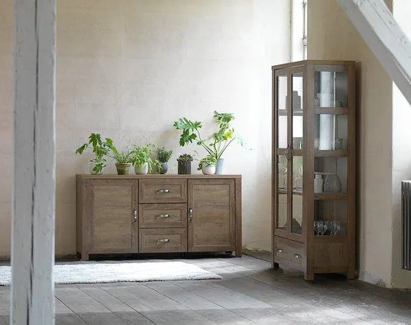 Μπουφές JUNGEN 2 πόρτες 3 συρτάρια άγρια χρωματισμένη δρυς