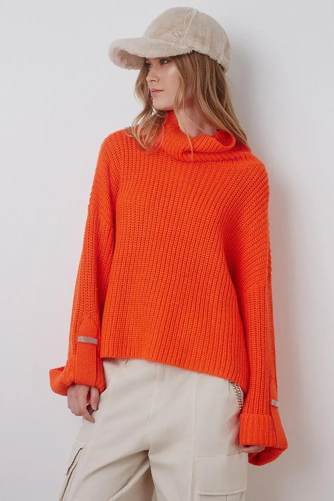 Turtleneck oversized sweater