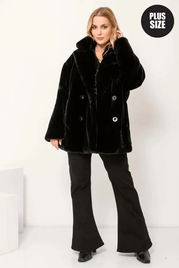 Τζάκετ από συνθετική γούνα