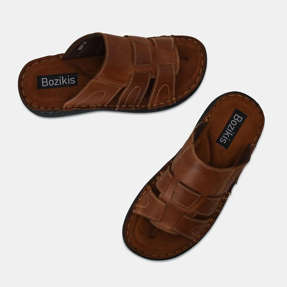 Ανδρικά δερμάτινα σανδάλια