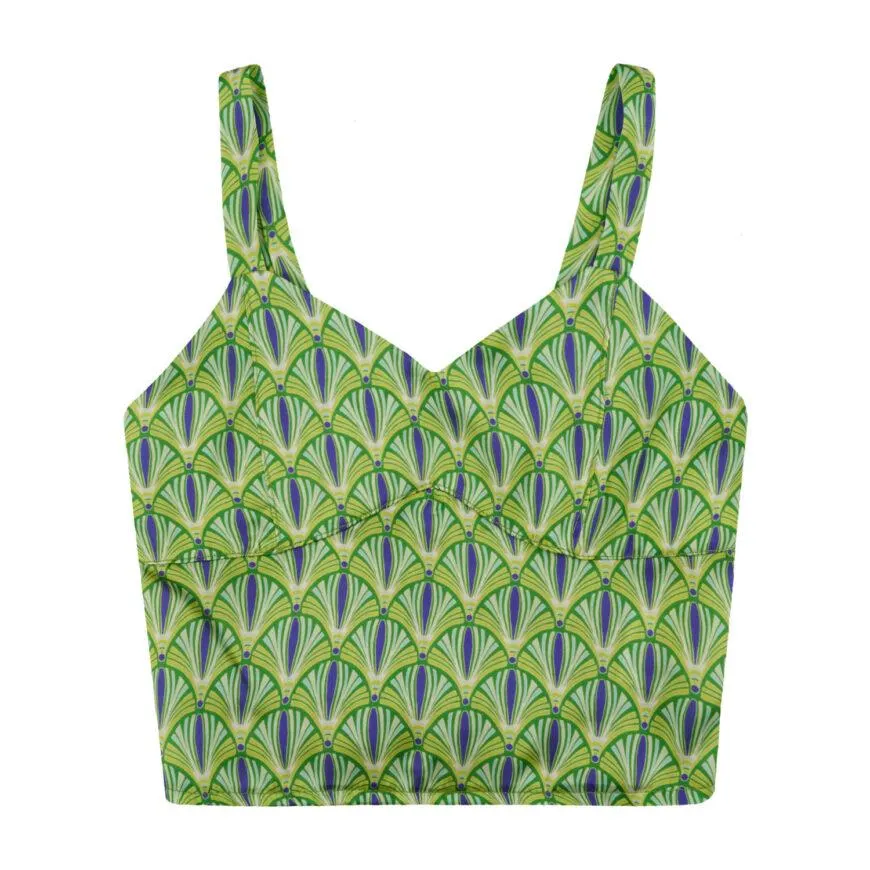 Καλοκαιρινό top σε πράσινο χρώμα για κορίτσι -41.5001P