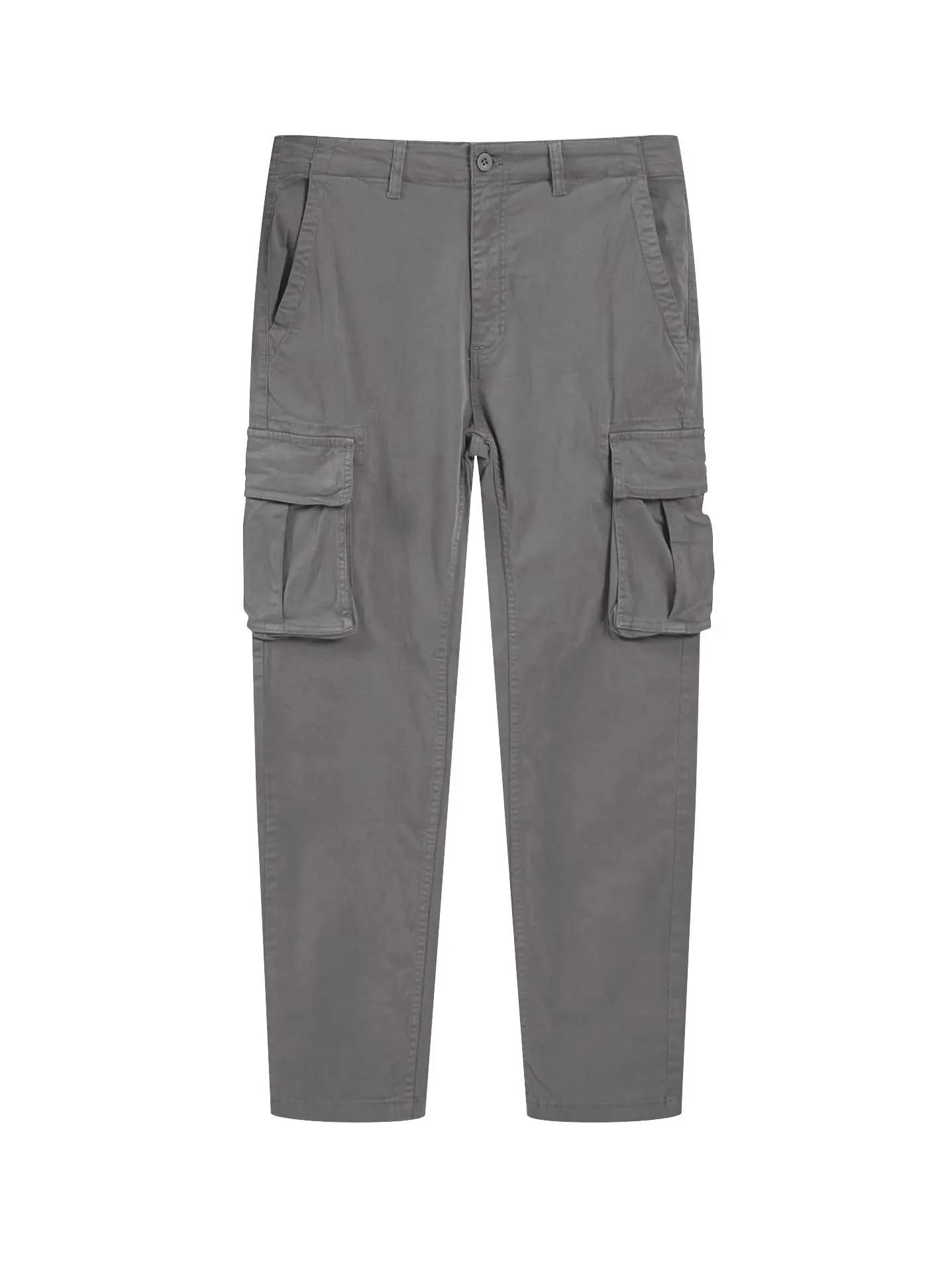 Ανδρικό cargo παντελόνι με βαμβάκι σε γκρι