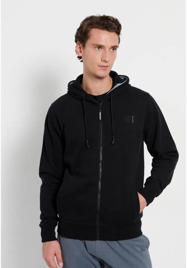 Ζακέτα φούτερ με τυπωμένο logo