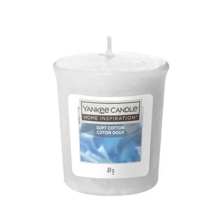 Yankee Candle Home Inspiration Αρωματικό κερί Votive Soft Cotton 49gr