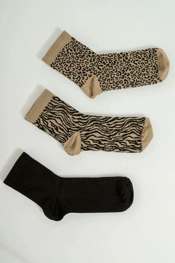 Σετ με 3 ζεύγη κάλτσες