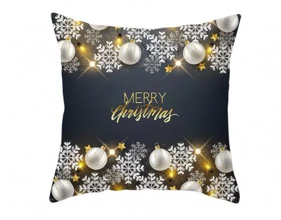 Χριστουγεννιάτικο Μαξιλάρι Τυπωτό με Λαμπάκια 324