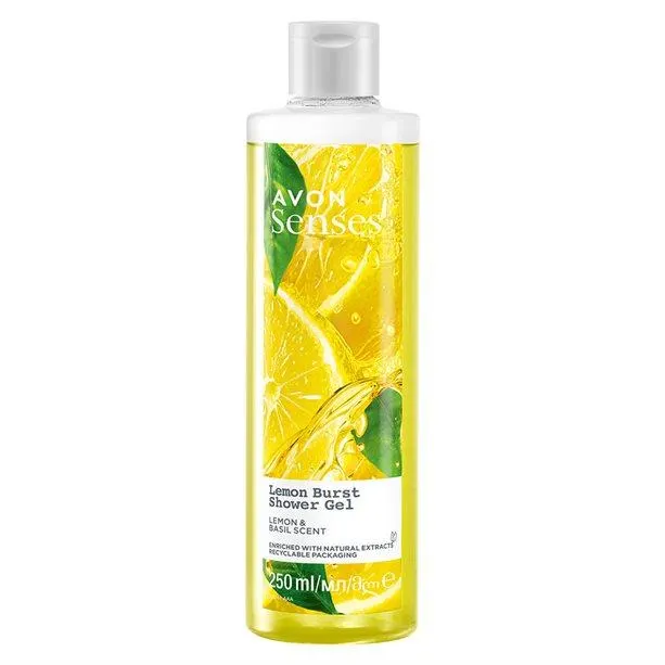 Sprchový gel s vůní citronu a bazalky