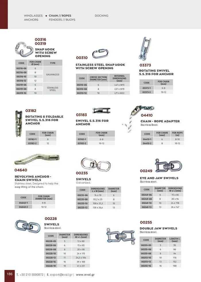 Φυλλάδιο προσφορών General catalogue  από 8 Ιανουαρίου έως 30 Ιουνίου 2024 - Σελίδα 188