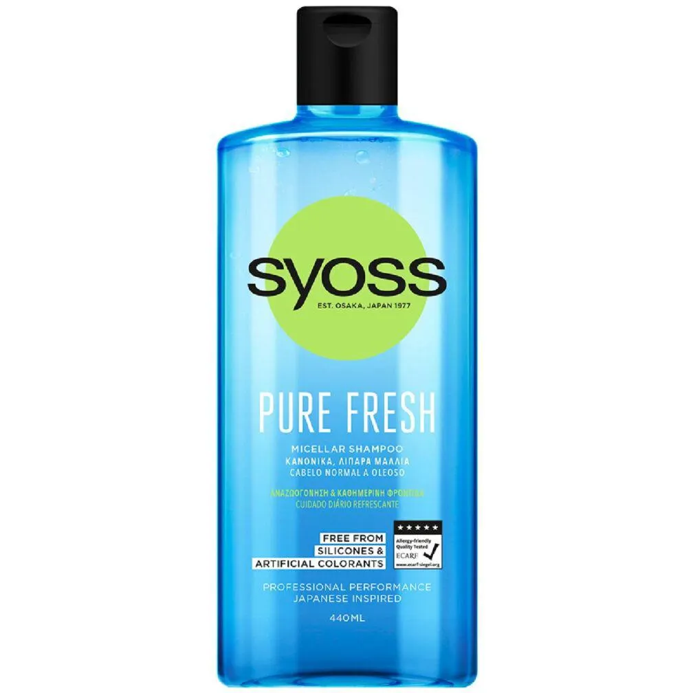 Σαμπουάν SYOSS pure fresh (440ml)