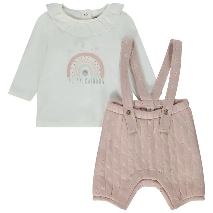 Σετ 2 τμχ. με ιμάντες bloomer για bebe κορίτσι