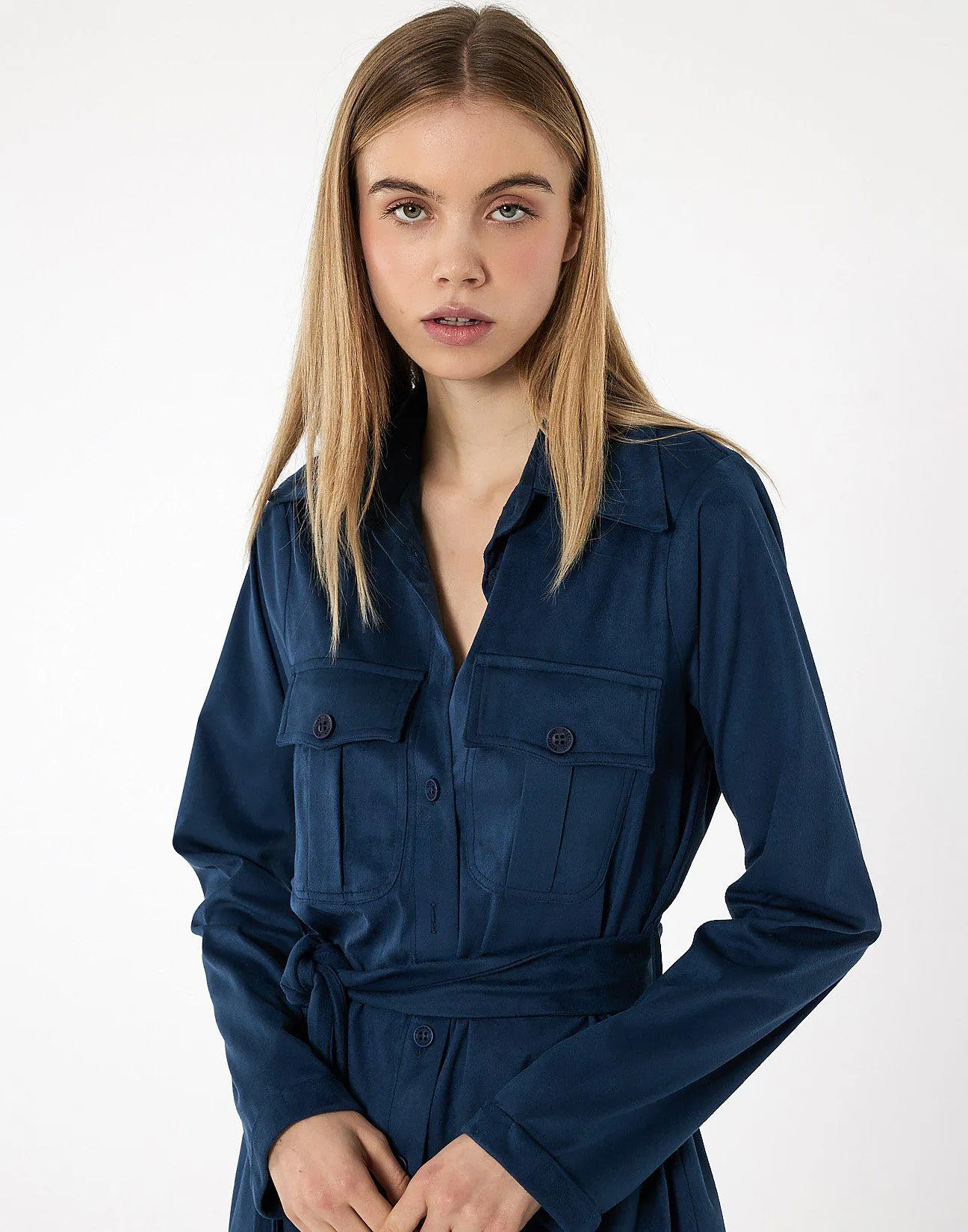 Πουκάμισο-σακάκι faux suede