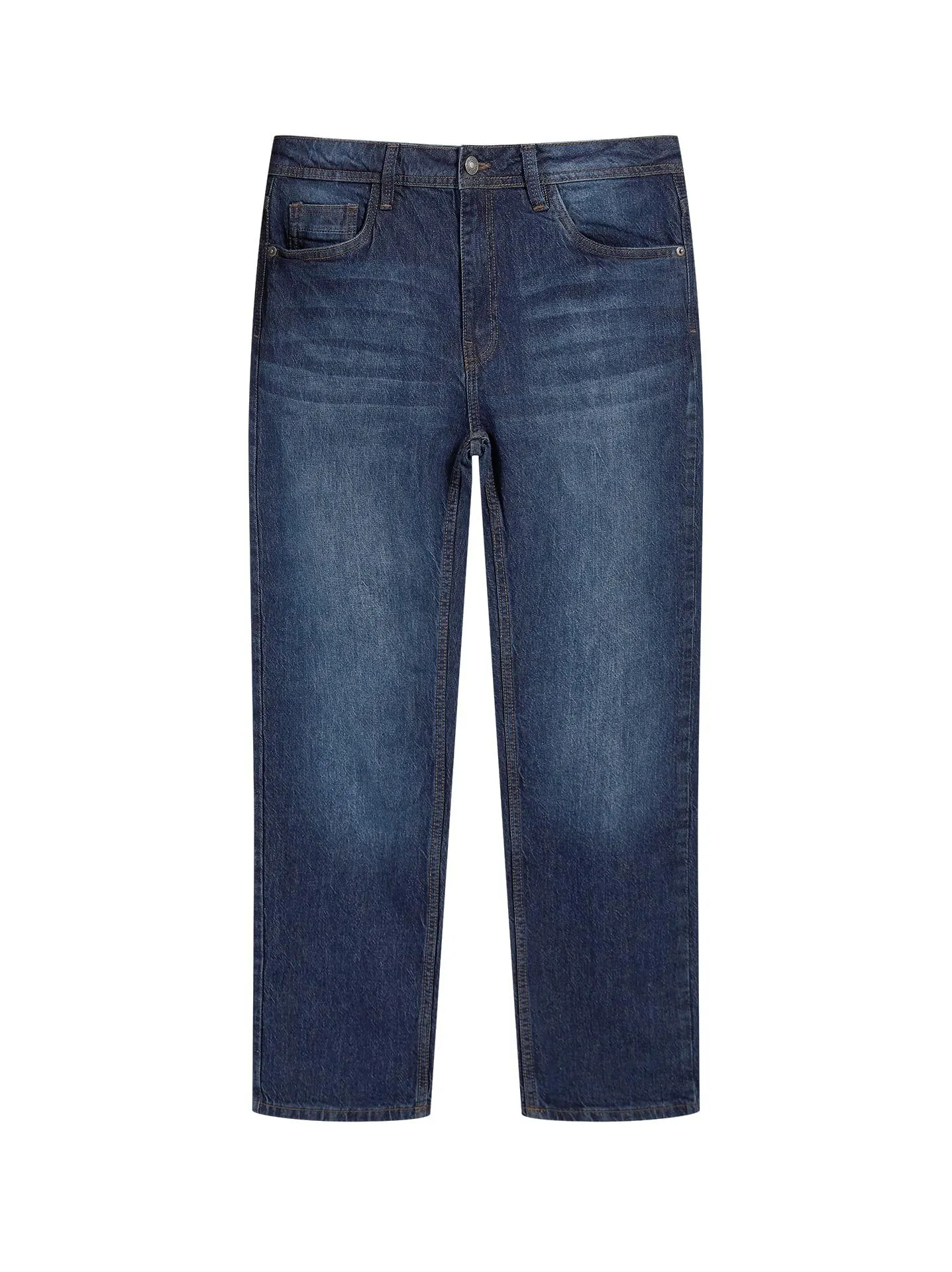 Ανδρικό τζιν με βαμβάκι σε μπλε