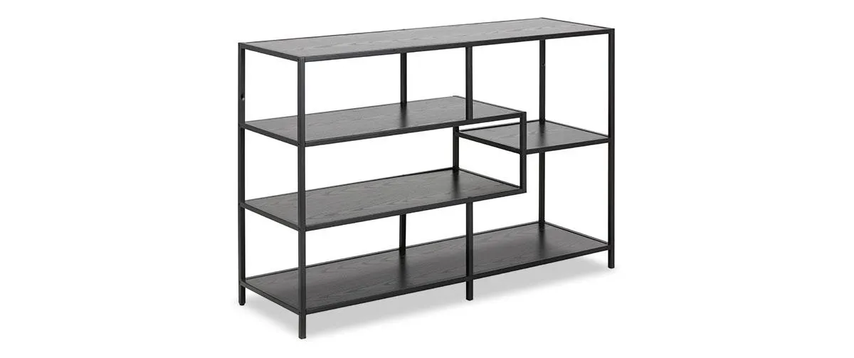 Βιβλιοθήκη με μεταλλικό σκελετό 114x35x78cm