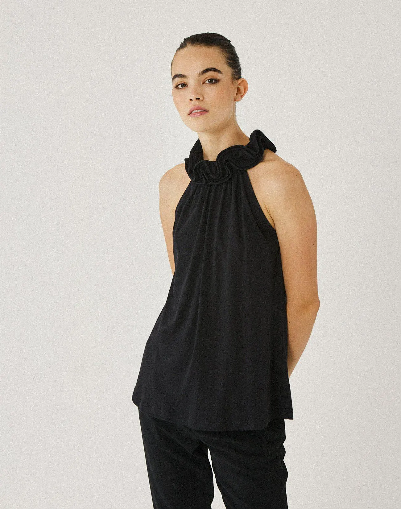 Μπλούζα με βολάν