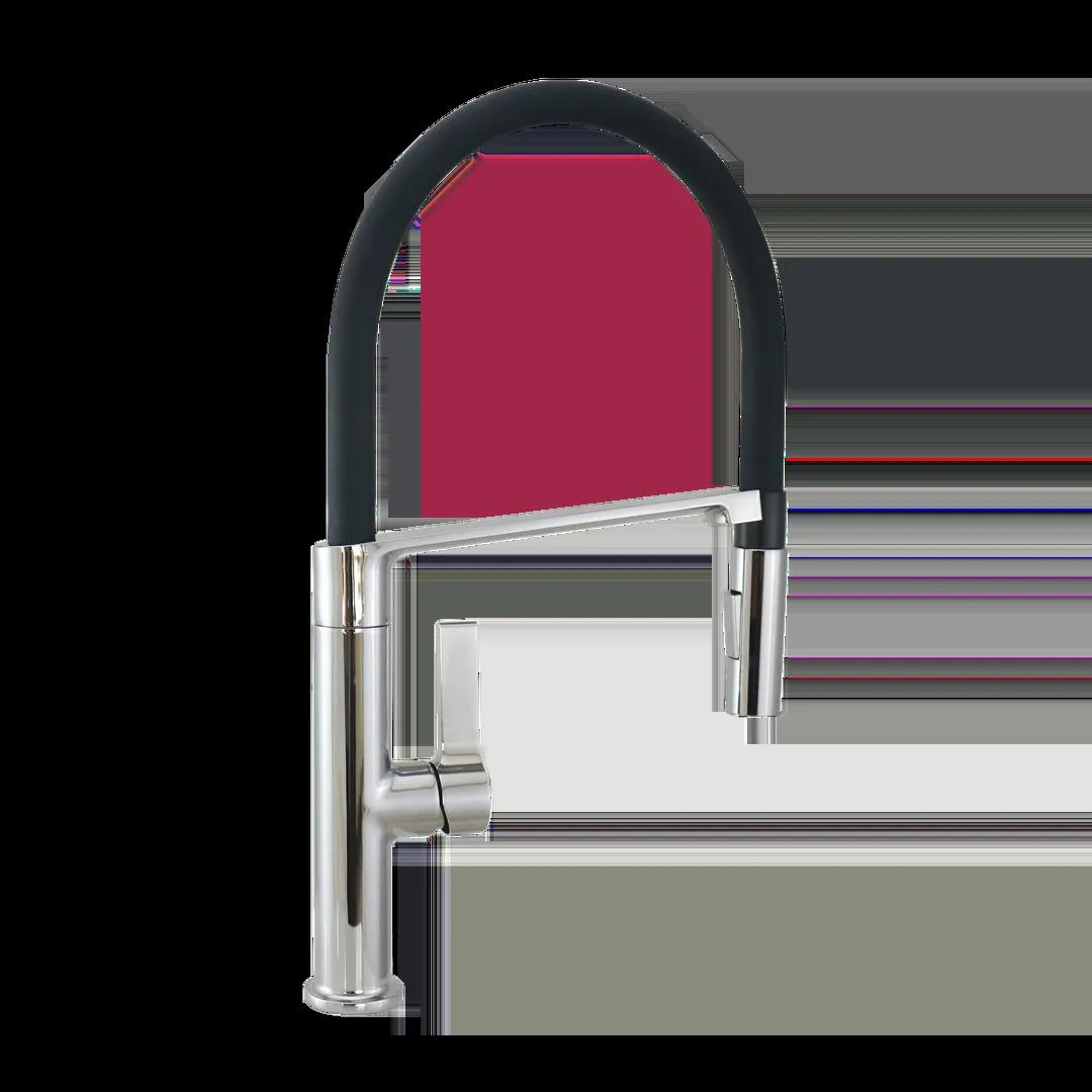 Μπαταρία κουζίνας chef πάγκου Delinia Oly μαύρη